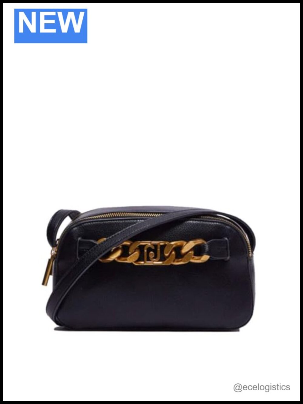 Liu Jo Camera Shoulder Bag with Chain PU Leather
